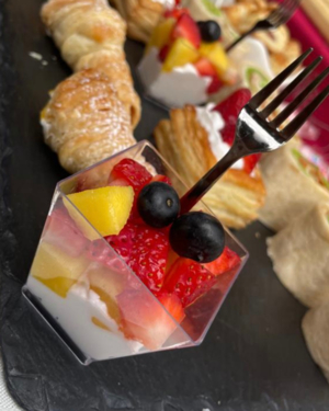 Fruit with Tres leches